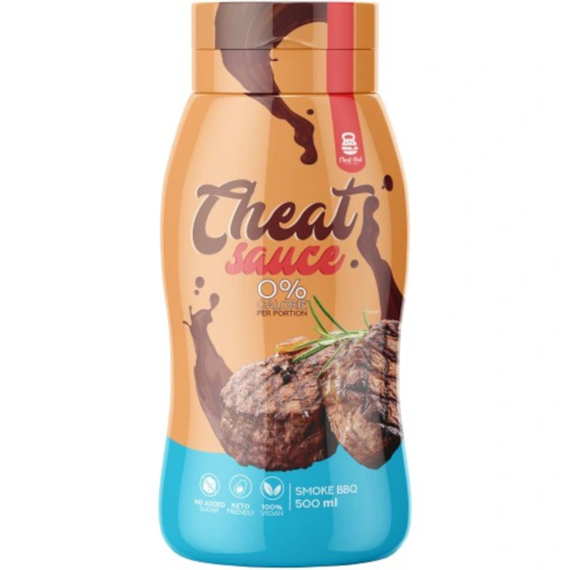 Cheat Meal Nutrition Syrup 0% Wędzony BBQ 500ml - Sos bez kalorii
