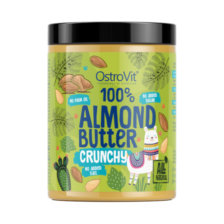 OstroVit 100% Almond Butter 1000g - Masło Migdałowe Bez Dodatków