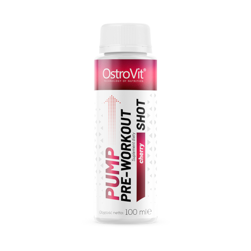 OstroVit Pump Pre-Workout Shot 100ml - Energia i Pompa na Trening