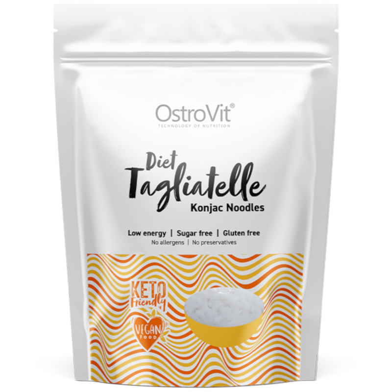 OstroVit Tagliatelle Konjac Noodles 400g - Niskokaloryczny Makaron