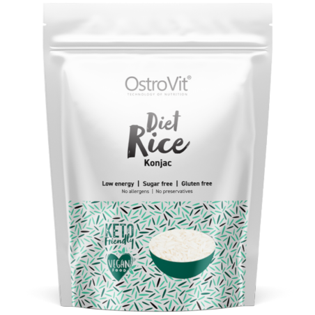 OstroVit Rice Konjac 400g - Niskokaloryczny ryż konjac | biotechsklep.pl