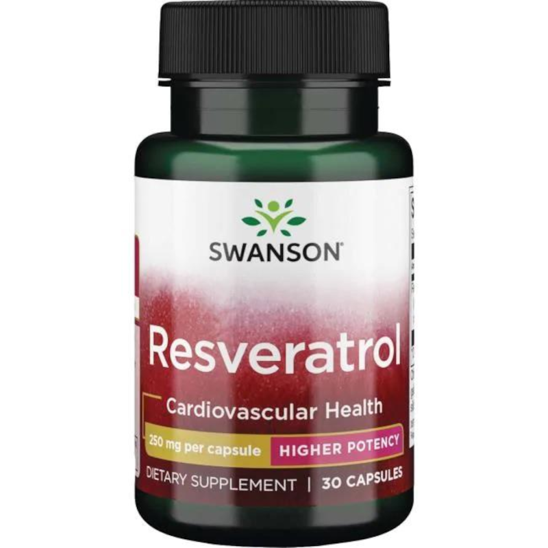 Swanson Resveratrol 250mg - wsparcie dla serca i antyoksydant