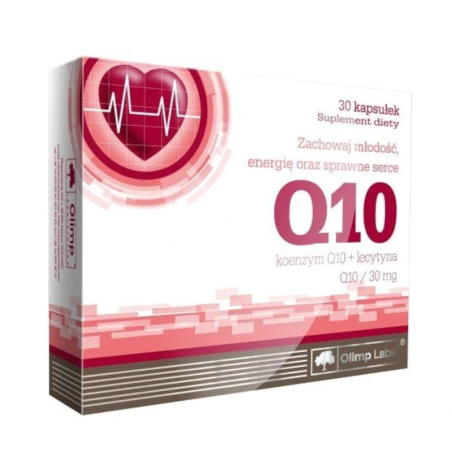 Olimp Koenzym Q10 z Lecytyną 30kaps - wsparcie dla serca i umysłu