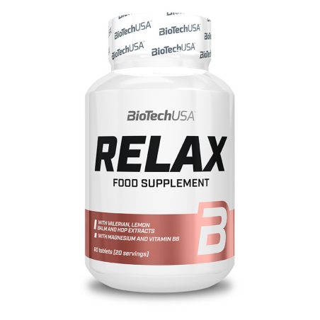 BioTechUSA Relax 60tab - Suplement na Stres i Nerwy