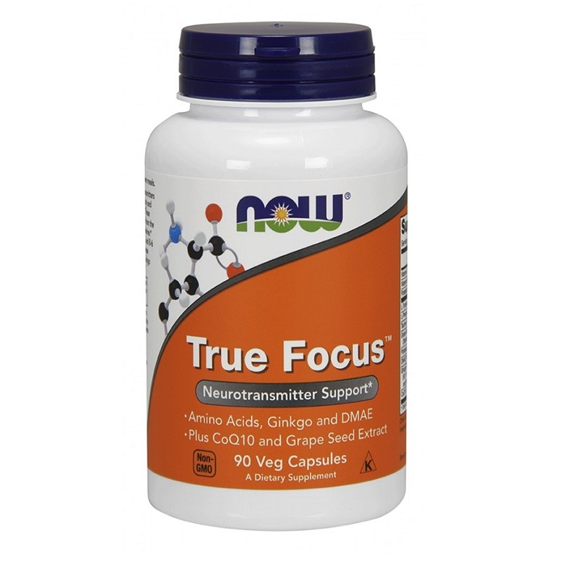 NOW Foods True Focus 90vkaps - Pamięć i Koncentracja