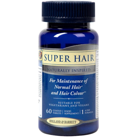 Holland & Barrett Super Hair 60tab - wsparcie włosów, skóry i paznokci