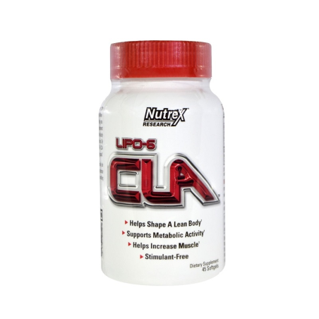 Nutrex Lipo6 CLA 45 softgel - wsparcie w odchudzaniu