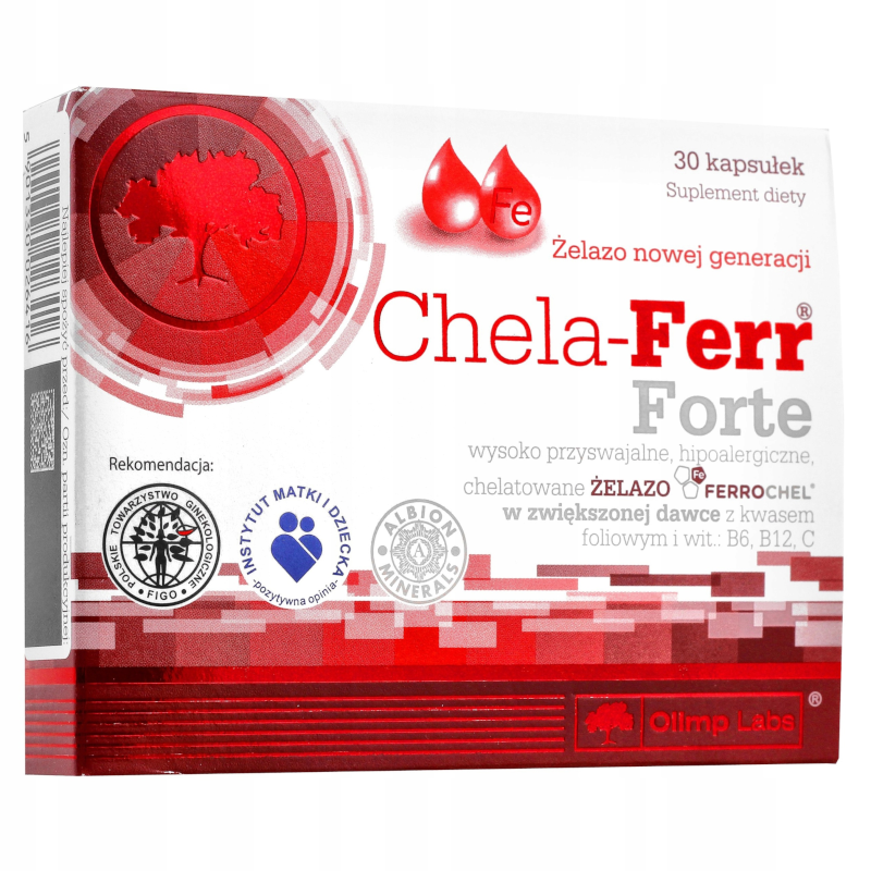 Olimp Chela-Ferr Forte - Żelazo w chelacie | biotechsklep.pl