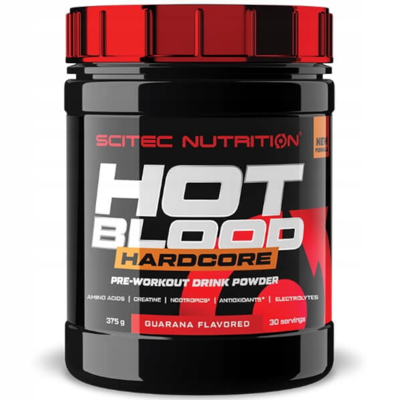 Scitec Nutrition Hot Blood Hardcore 375g - Przedtreningówka z Kreatyną