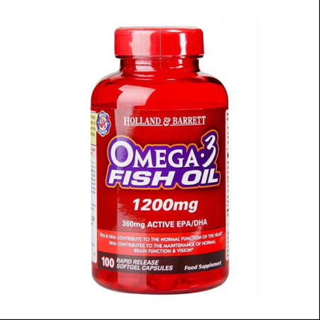 Holland & Barrett Omega 3 Fish Oil 1000mg - Kwasy Omega 3 dla zdrowia