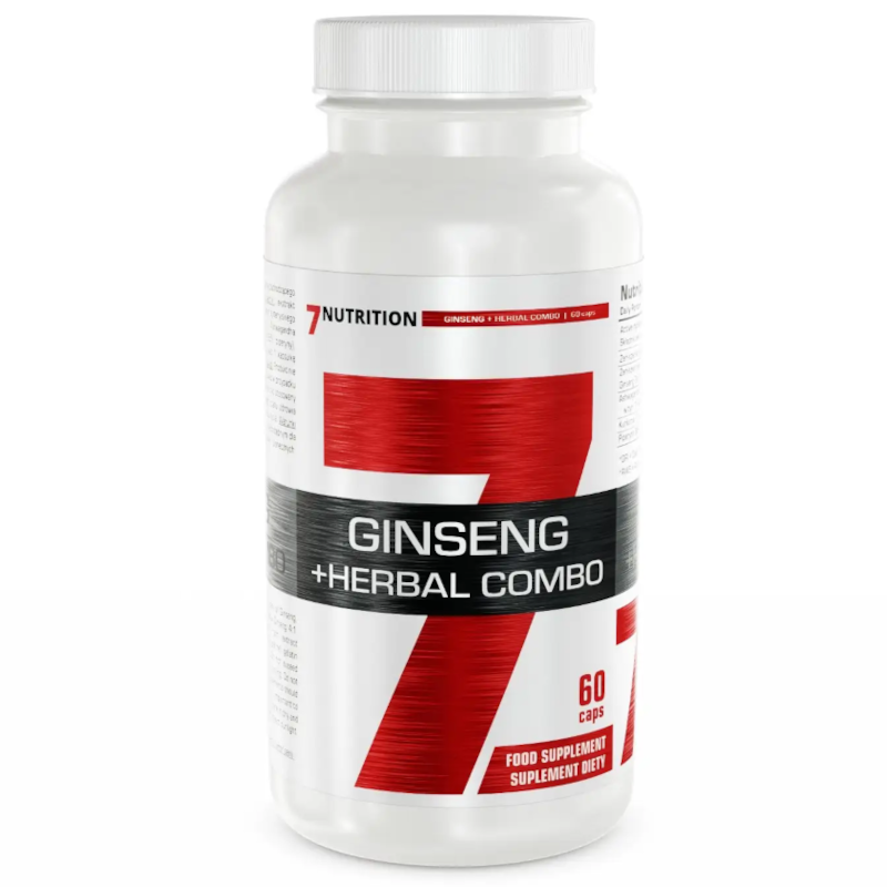 7Nutrition Ginseng+Herbal Combo 60kaps - Adaptogeny na Stres