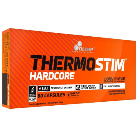 Olimp ThermoStim Hardcore - Spalacz Tłuszczu ze Stymulantami