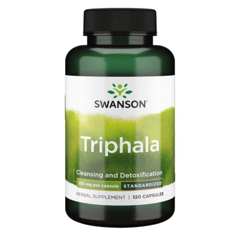 Swanson Triphala 250mg 120 kapsułek - Wsparcie Trawienia