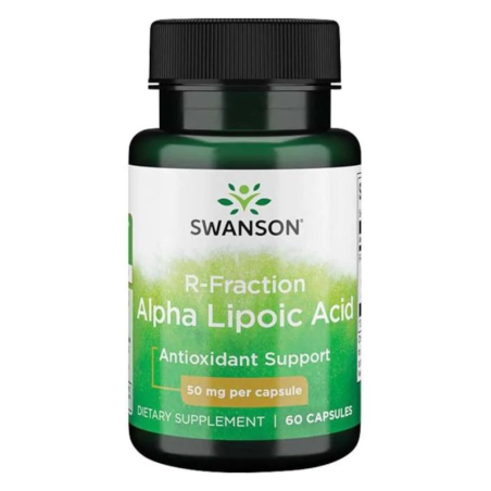 Swanson R-Fraction Alpha Lipoic Acid 50mg 60kaps - Kwas ALA