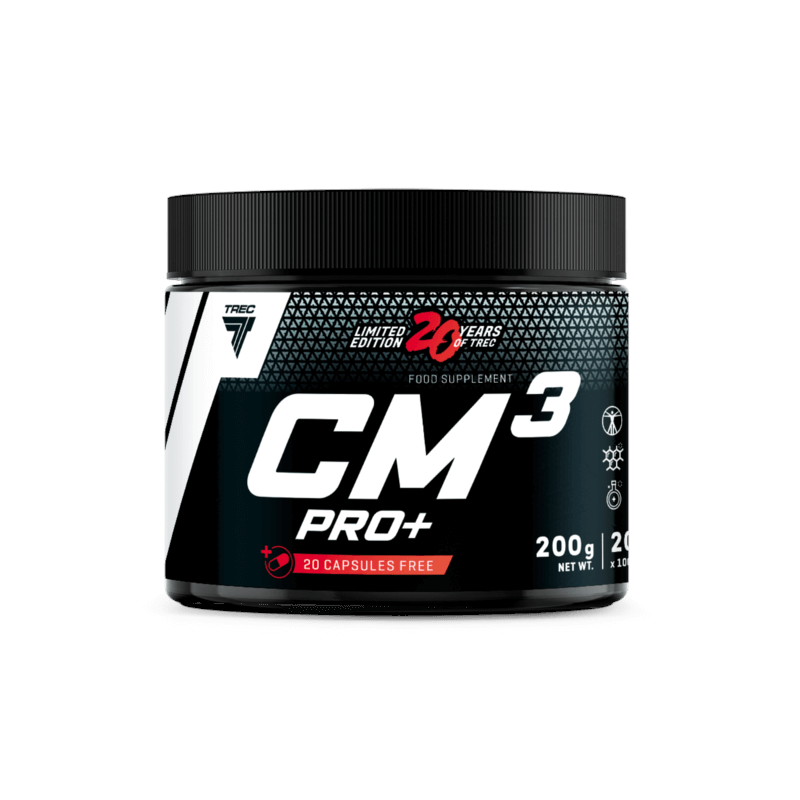 Trec Nutrition CM3 PRO+ 200 kaps - Jabłczan Kreatyny | Biotechsklep.pl