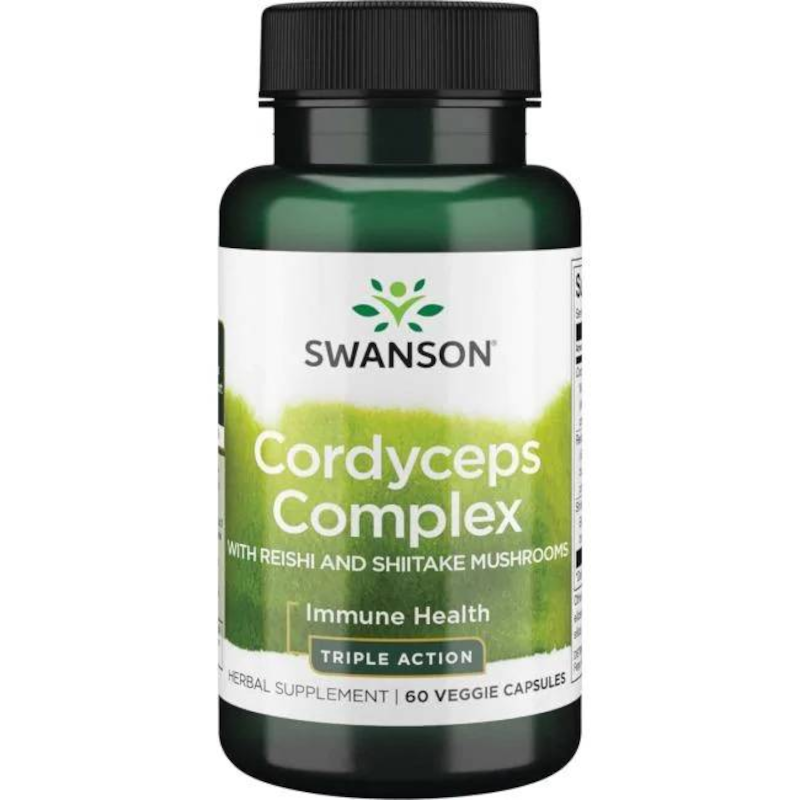 Swanson Cordyceps Complex 60 kaps. - Adaptogeny na stres