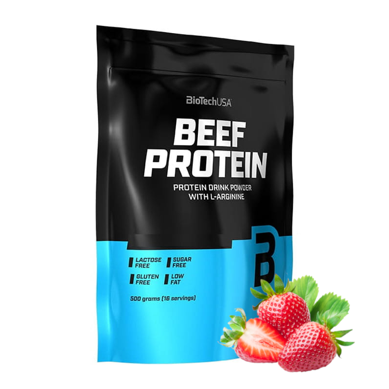 BioTechUSA Beef Protein 500g - Odżywka Białkowa Wołowa