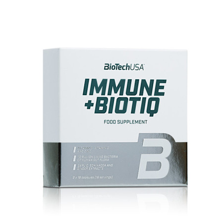 BioTechUSA Immune+Biotiq 36 kaps - Odporność i Trawienie