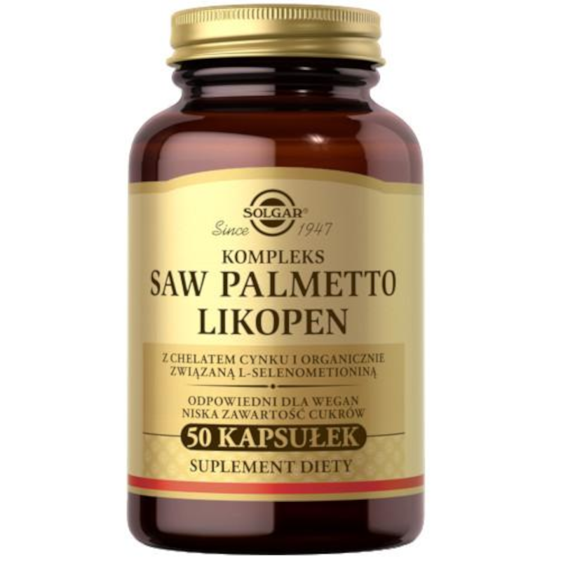 Solgar Saw Palmetto Likopen Complex - wsparcie dla męskiej kondycji