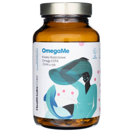 Health Labs Care OmegaMe - Kwasy Omega 3, EPA, DHA - 120 kapsułek