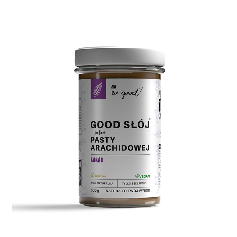 Fitness Authority Good Masło Orzechowe Kakao 500g - Zdrowe i Pyszne!