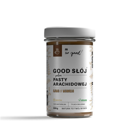 Fitness Authority Masło Orzechowe Kawa Wanilia 500g - Zdrowa Żywność