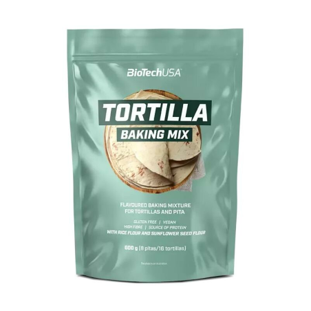 BioTechUSA Tortilla Baking Mix 600g | Zdrowa Tortilla Proteinowa