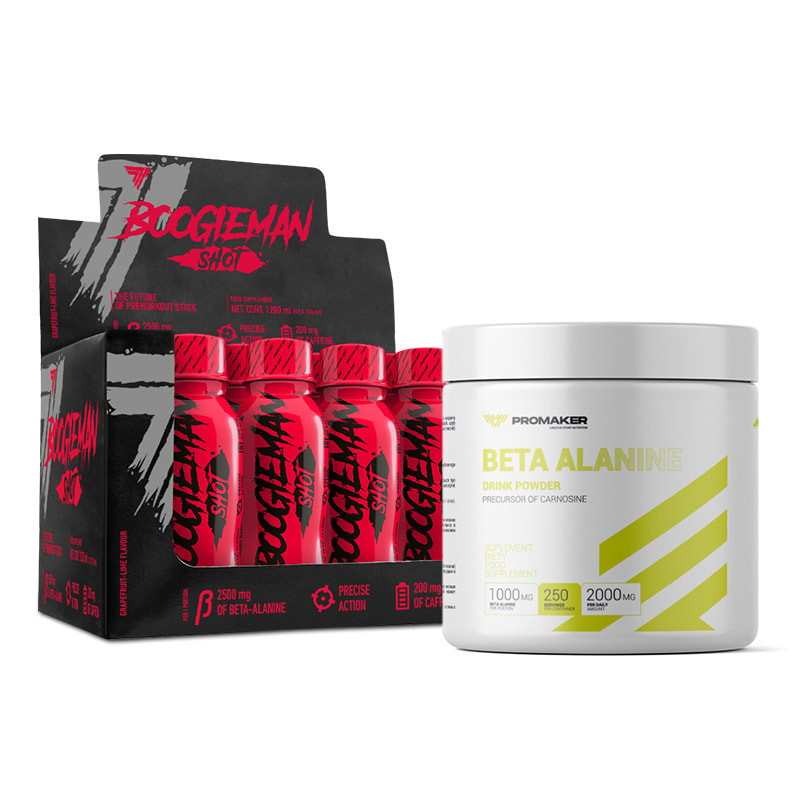 Trec Boogieman Fuel + Promaker Beta-Alanine - Zestaw Przedtreningowy