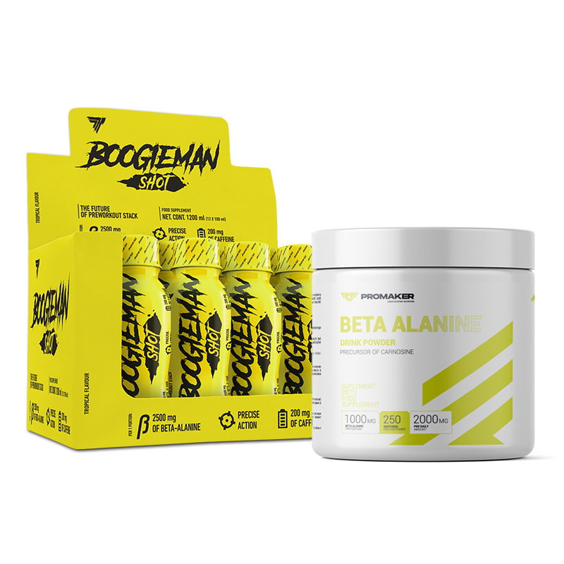 Trec Boogieman Fuel + Promaker Beta-Alanine - Zestaw Przedtreningowy