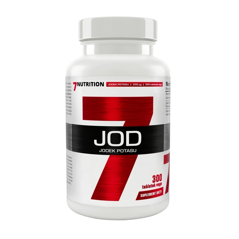 7Nutrition Jod (Jodek Potasu) 300 tab - Suplement diety z jodem