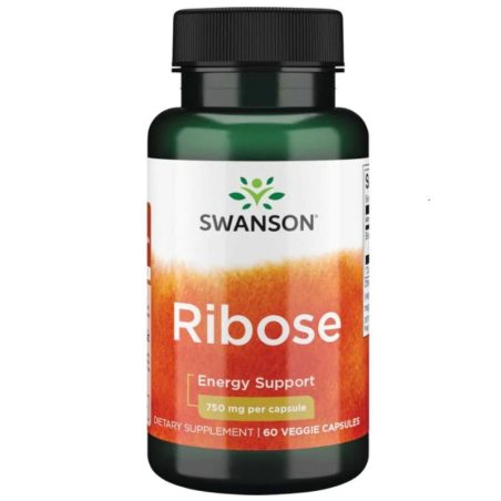 Swanson Ribose 750mg 60 kaps - Energia i Regeneracja