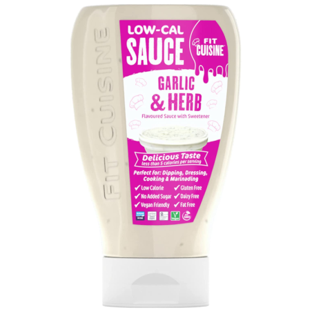 Applied Nutrition Sos Czosnkowo-Ziołowy 425ml - Bezkaloryczny Sos Dietetyczny