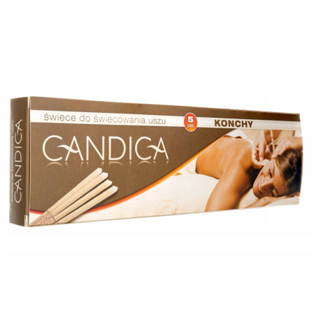 Aura Herbals Świece do Świecowania Uszu Konchy 5 szt. - Relaks i Oczyszczenie