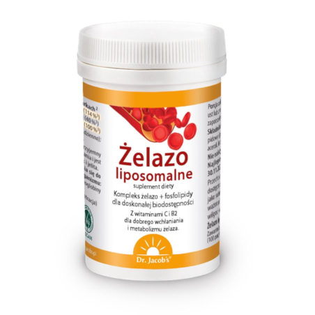 Dr. Jacob's Żelazo Liposomalne 50g - Sklep Biotech