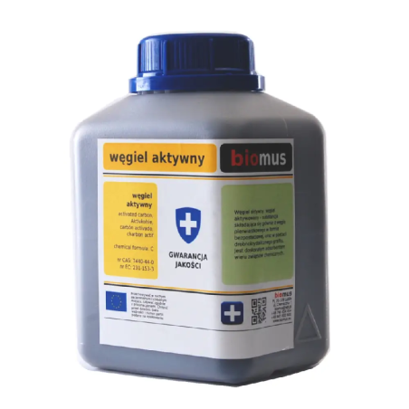 Biomus Węgiel Aktywny Płatki 100g - detoks i wsparcie trawienia