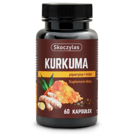 Skoczylas Odporność Kompleks 60kaps - Kurkuma, Piperyna, Imbir, Resweratrol