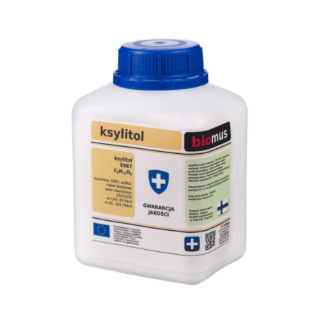 Biomus Ksylitol Fiński Danisco 500g - Zdrowy Zamiennik Cukru