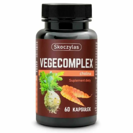 Skoczylas Vegecomplex Cholina 60 kaps - Witaminy i Minerały dla Wegan