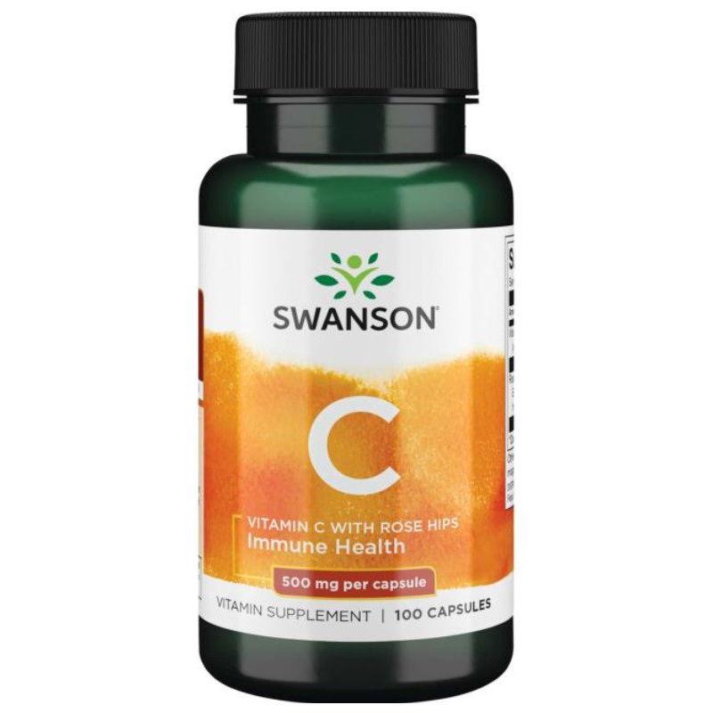 Swanson Witamina C 500mg 100 kaps - Wzmocnij odporność!