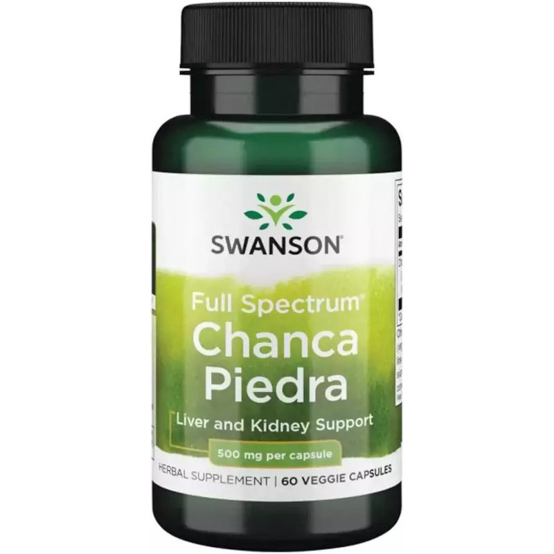 Swanson Chanca Piedra 500mg 60kaps - Wsparcie Wątroby i Nerek