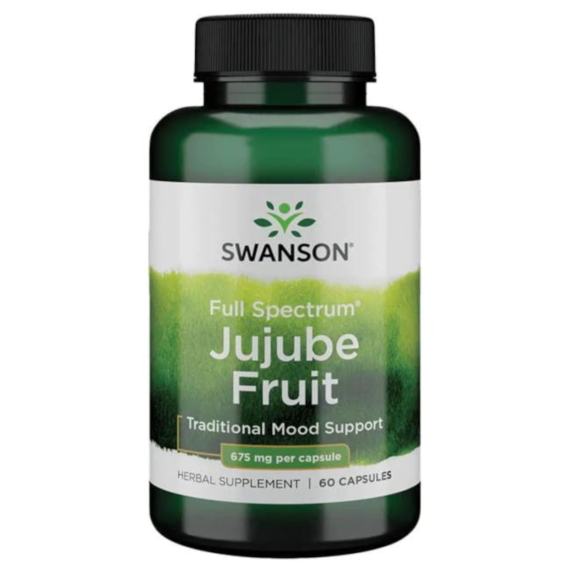 Swanson Jujube Fruit 675mg - Uspokojenie i Relaks