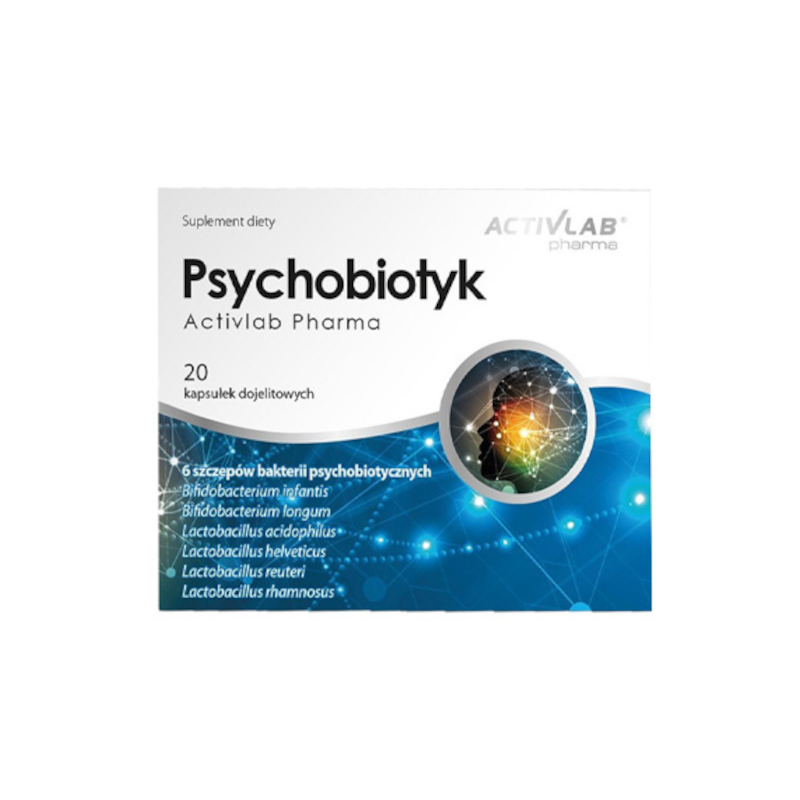 Activlab Psychobiotyk 20 kapsułek - Wsparcie Mózgu i Odporności