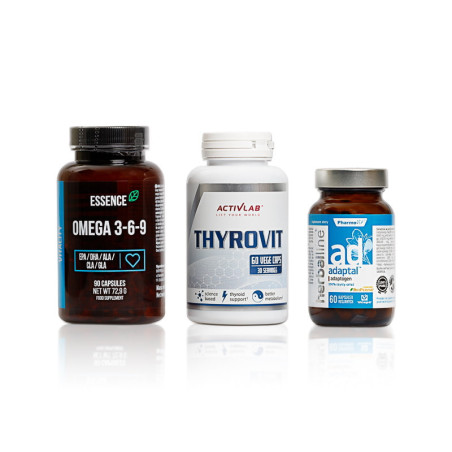 Zestaw Mikołajkowy dla Kobiet: Stres, Tarczyca, Odporność