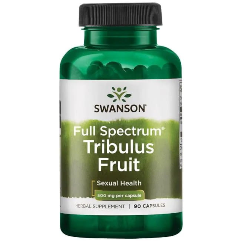 Swanson Tribulus 500mg - 90 kapsułek | Naturalny Booster Testosteronu