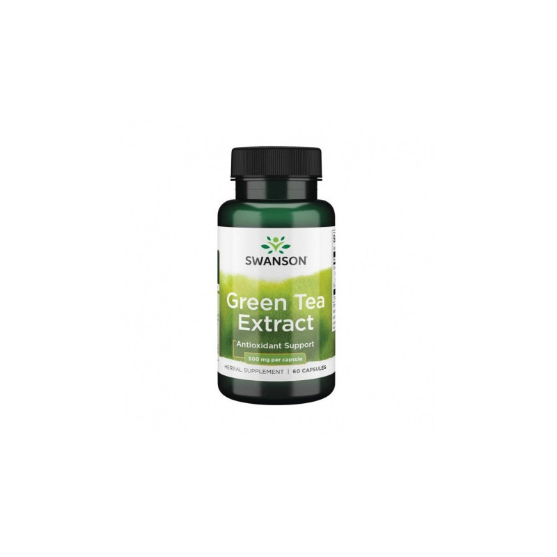 Swanson Green Tea Extract 500mg - Zielona Herbata na Odchudzanie