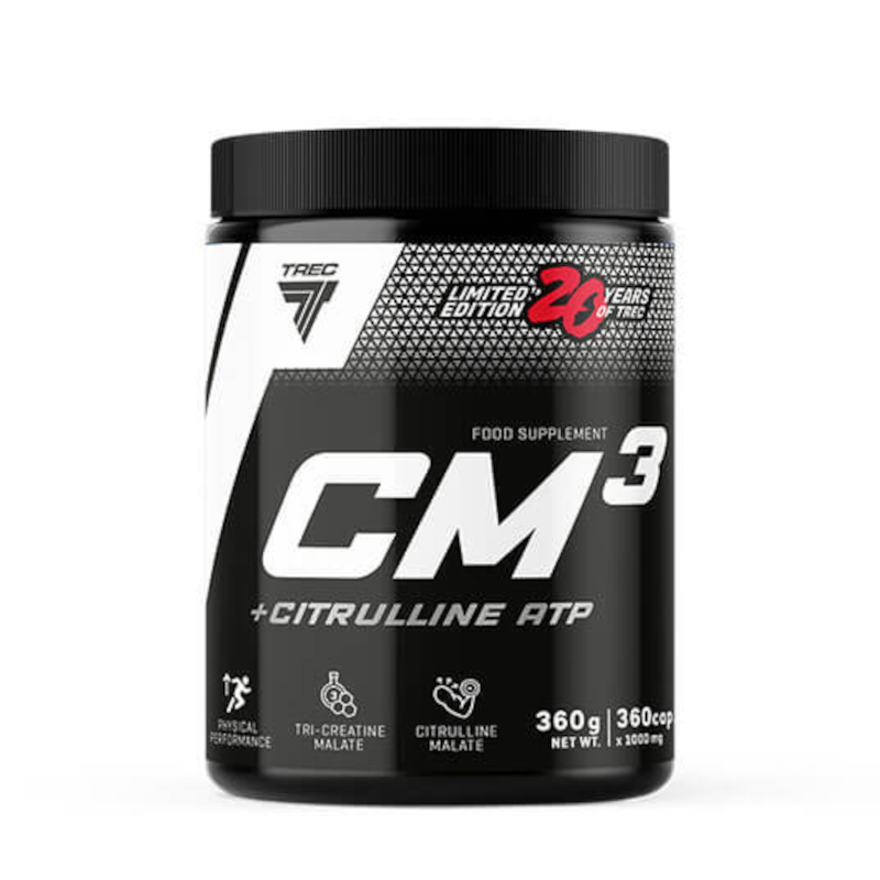 Trec Nutrition CM3 + Citruline ATP 360 kaps. - Jabłczan Kreatyny