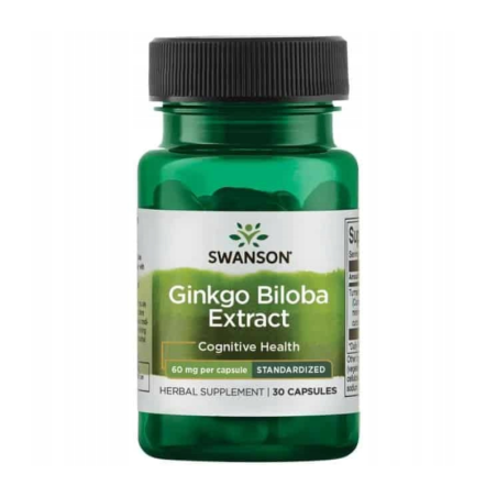 Swanson Ginkgo Biloba 60mg - Pamięć i Koncentracja