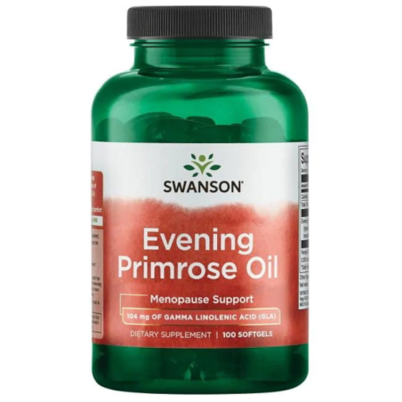 Swanson Evening Primrose Oil 1300mg 100kaps - Olej z wiesiołka dla kobiet