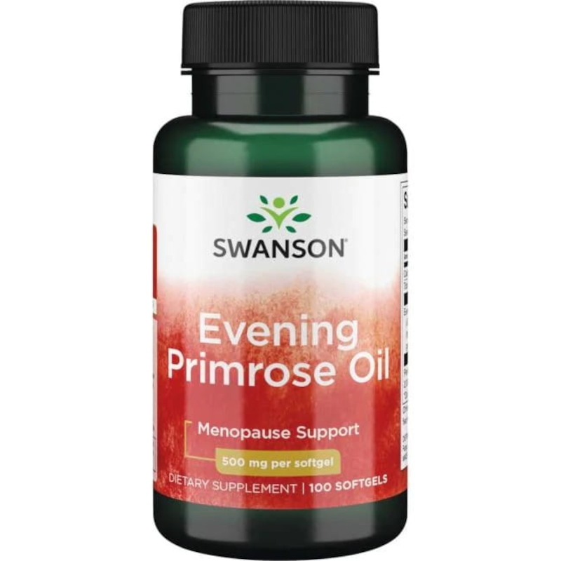 Swanson Evening Primrose Oil 500mg - Olej z Wiesiołka na Kobiecą Kondycję