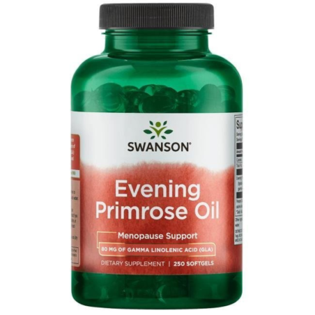 Swanson Evening Primrose Oil 500mg - Olej z Wiesiołka na Kobiecą Kondycję